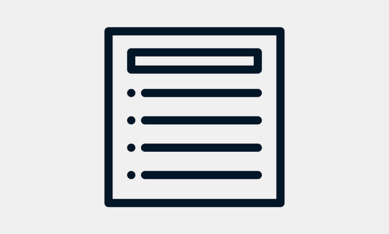 list, rules, guide