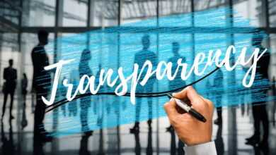 transparency, typography, write