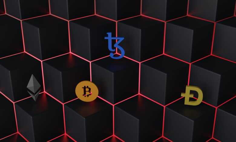a bunch of cubes that have some letters on them